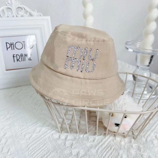Miu MIu bucket hat for dogs