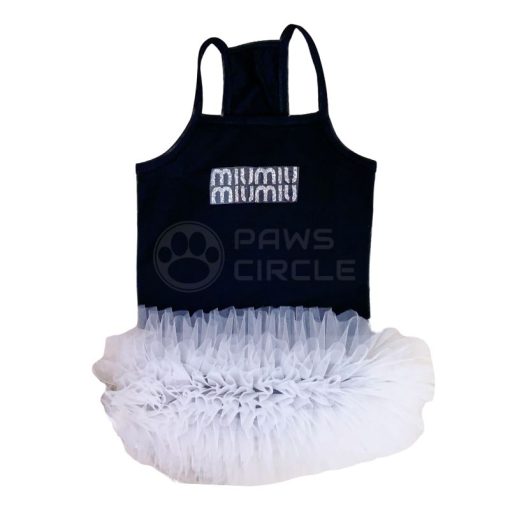 Meow Meow Tutu Dress for dogs - Paws Circle product image