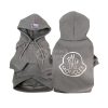 moncler logo hoodie for dogs