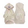 moncler logo hoodie for dogs