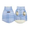 reversible plaid vest for dogs