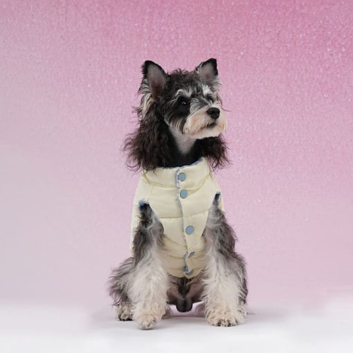reversible plaid vest for dogs