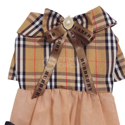 Barkberry Bow Tulle Dress for dogs - Paws Circle product image