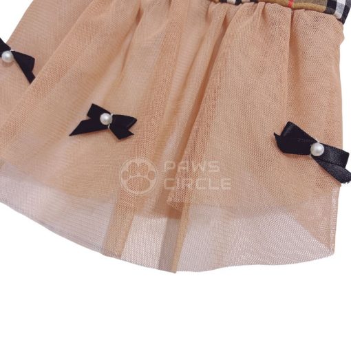 Barkberry Bow Tulle Dress for dogs - Paws Circle product image