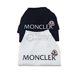 moncler logo tee for dog