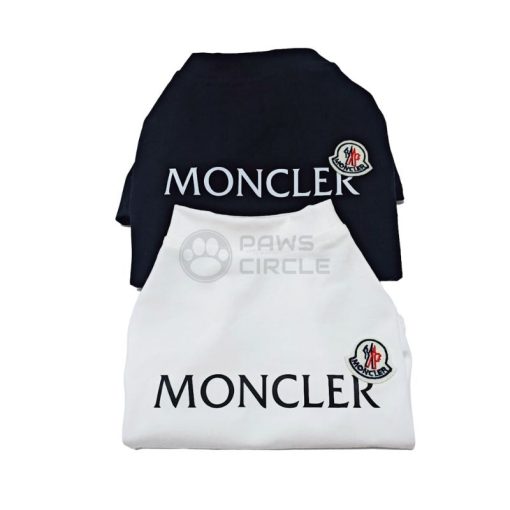 moncler logo tee for dog