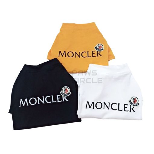 moncler logo tee for dog