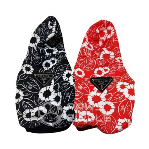 Prado Paw Floral Hoodie for dogs - Paws Circle product image