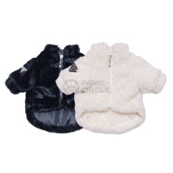 Prado Paw Fur Coat with Scarf