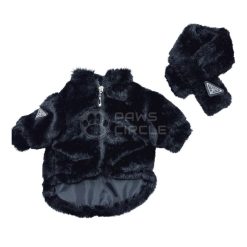 Alternative view of Prado Paw Fur Coat with Scarf