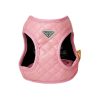 PRADA DOG HARNESS AND LEASH IN PINK