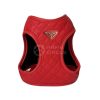 PRADA DOG HARNESS AND LEASH IN RED