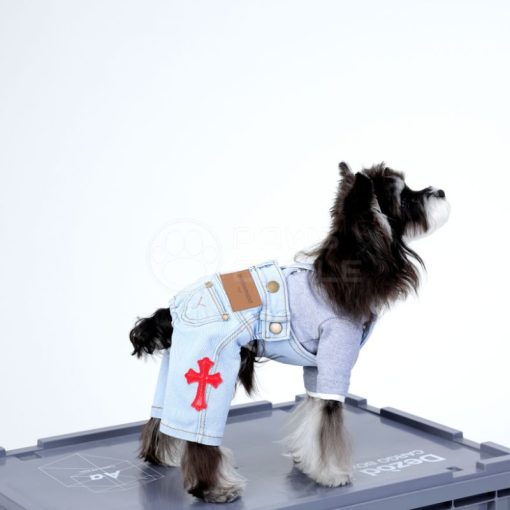 denim jumpsuit for dogs