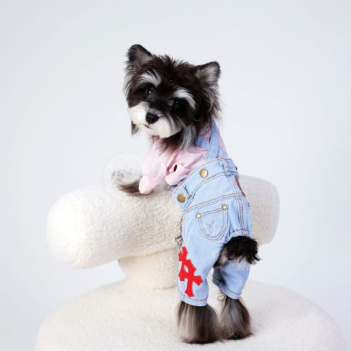 denim jumpsuit for dogs