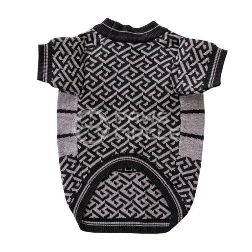 versace medusa sweater for dog in black