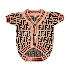 fendi monogram cardigan for dog