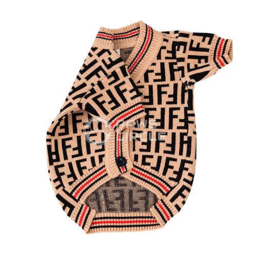 fendi monogram cardigan for dog