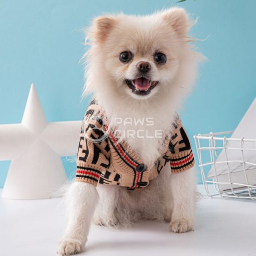 fendi monogram cardigan for dog