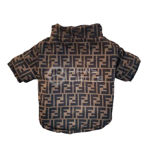 fendi monogram dog coat