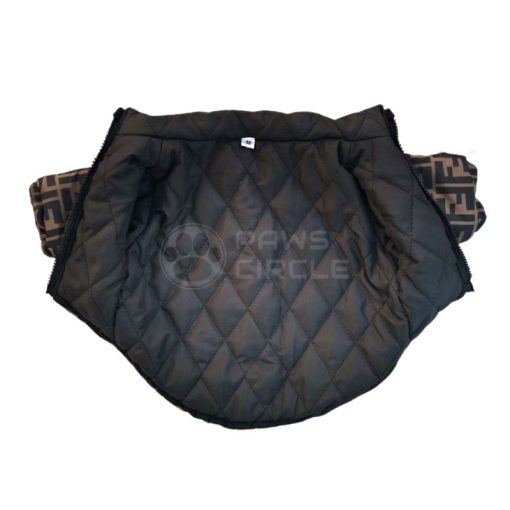 fendi monogram dog coat