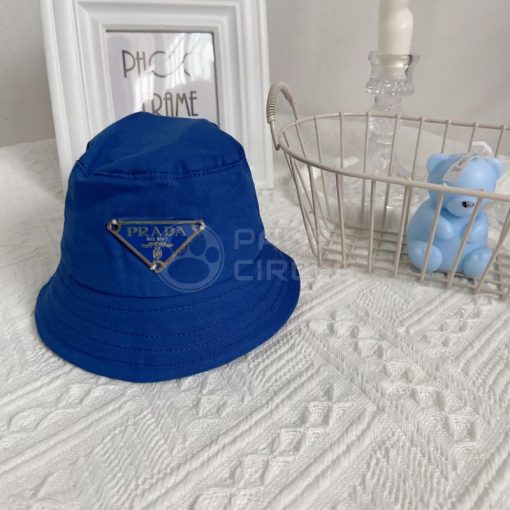 navy Prada bucket hat for dogs