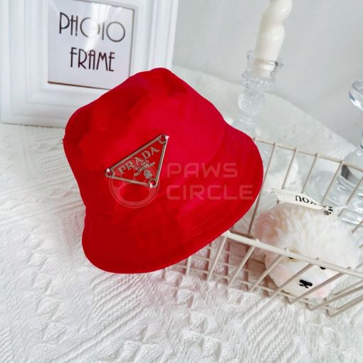 red Prada bucket hat for dogs