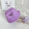purple Prada bucket hat for dogs