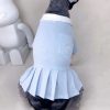 blue prada polo dress for dog