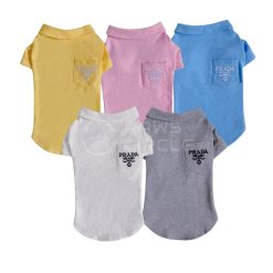Prada logo tee for dog