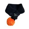 Prada Pom Pom Knit Scarf for dog in Black