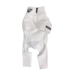 prada half zip four legged dog sweatsuit