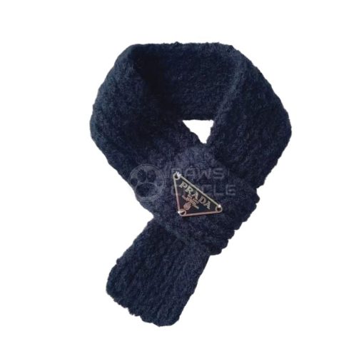 Prada knit scarf for dog