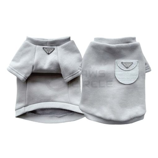 prada sweater in grey for dog
