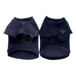 prada sweater in black for dog