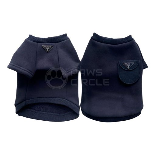 prada sweater in black for dog