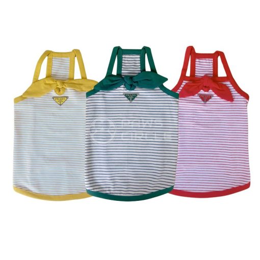 Prado Paw Striped Tank Dress for dogs - Paws Circle product image