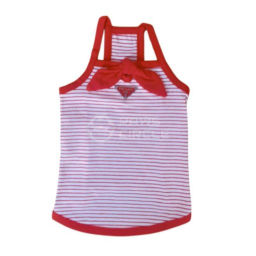 Prado Paw Striped Tank Dress for dogs - Paws Circle product image