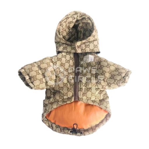 gucci north face dog jacket