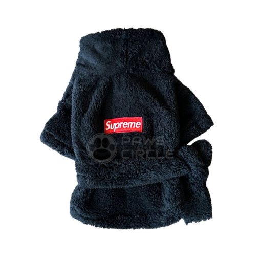 supreme box logo bath robe for dogs