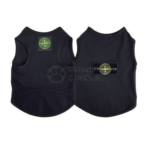Pup Island sleeveless dog tank top front view