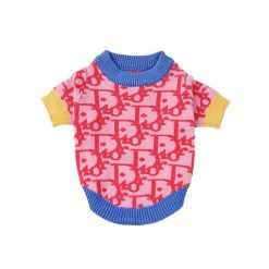 Christian Dior Pink colour dog sweater