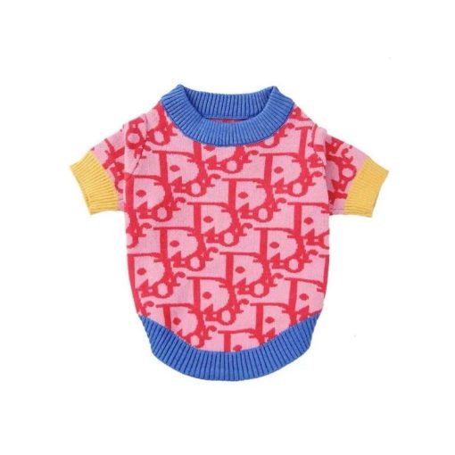 Christian Dior Pink colour dog sweater