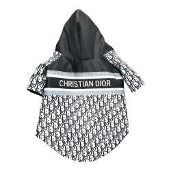 Chewing Dogior Book Monogram Dog Raincoat