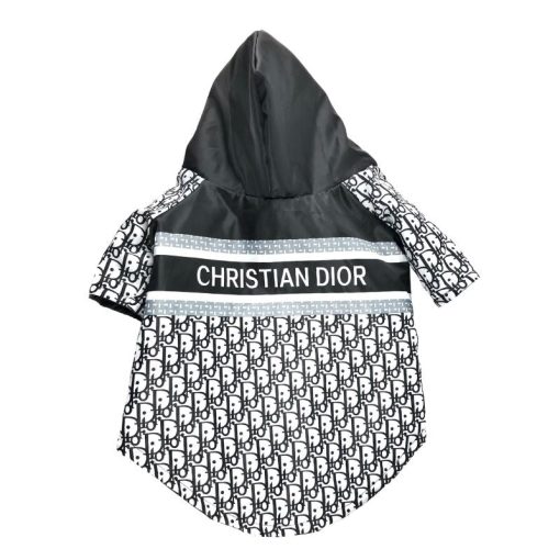 Chewing Dogior Book Monogram Dog Raincoat