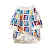 Fendi monogram dog sweater in white