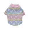 Louis vuitton pastel colour dog sweater