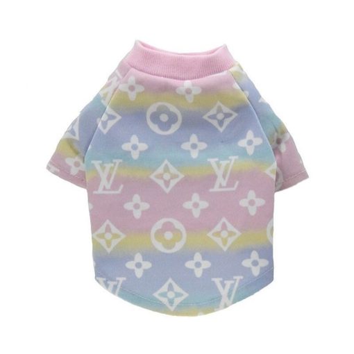 Louis vuitton pastel colour dog sweater