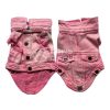 washed denim jacket for dog in pink