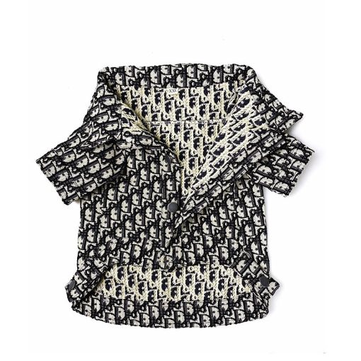 Dior monogram denim jacket for dog