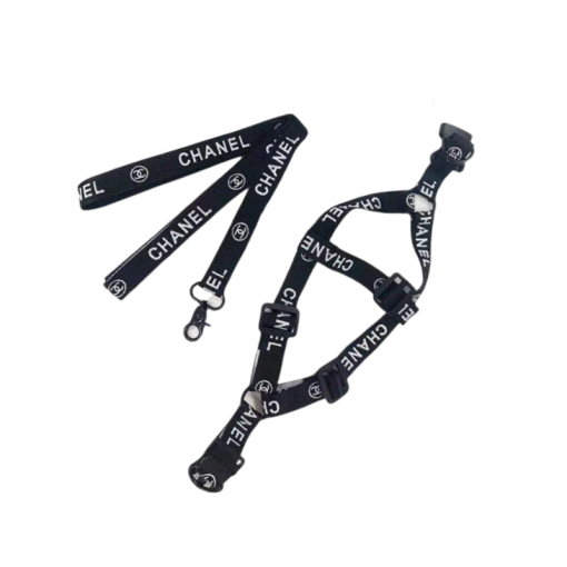 Chanel Dog harness and leash walking set